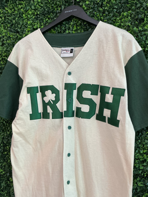 NOTRE DAME FIGHTING IRISH AUTHENTIC BADGER SPORTS BASEBALL JERSEY