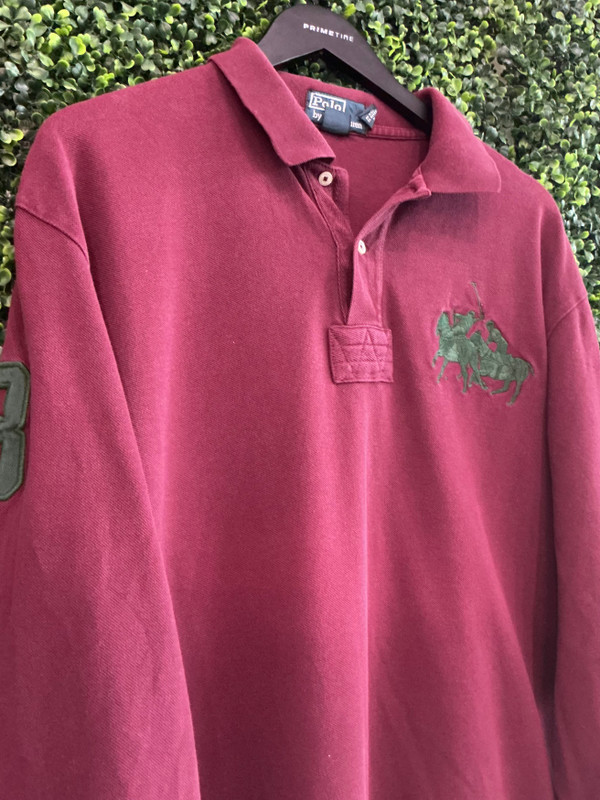 VINTAGE POLO RALPH LAUREN DOUBLE PONY #3 LONG SLEEVE SHIRT