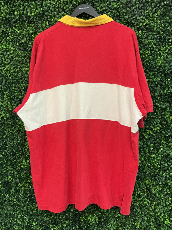VINTAGE POLO RALPH LAUREN RLPC RED/WHITE TOP