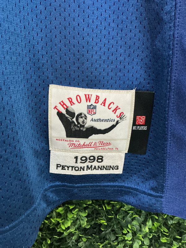 BRAND NEW PEYTON MANNING INDIANAPLIS COLTS MITCHELL & NESS AUTHENTIC JERSEY