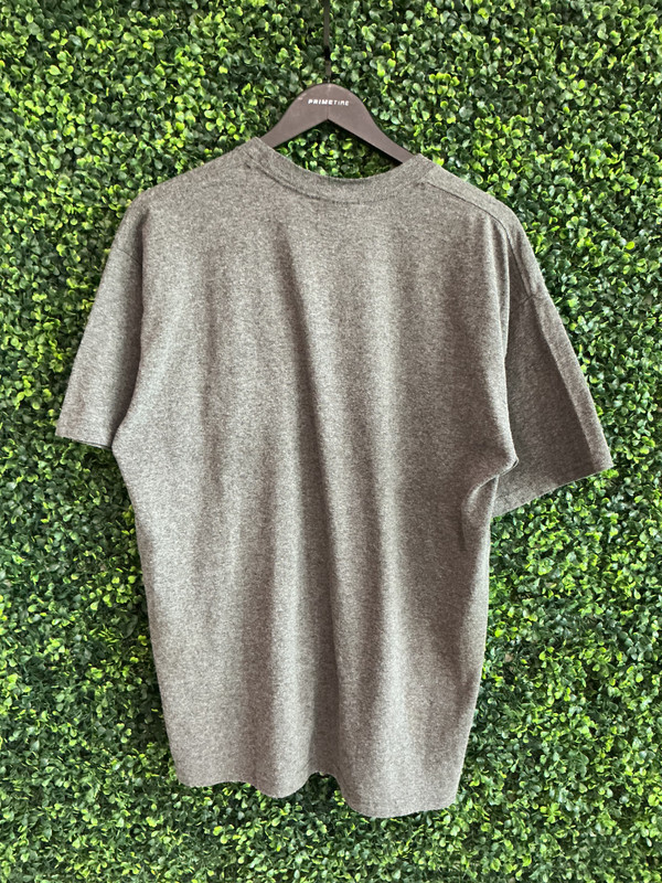 VINTAGE NIKE EMBROIDERED SWOOSH GREY TEE