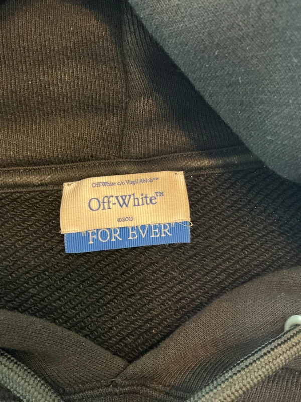 OFF WHITE BIG BOOKISH SKATE HOODIE
