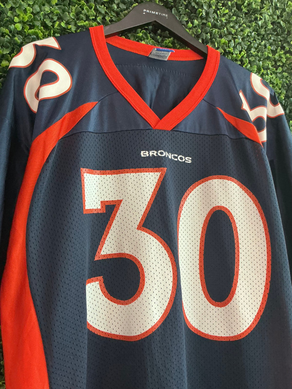 VINTAGE TERRELL DAVIS DENVER BRONCOS CHAMPION JERSEY