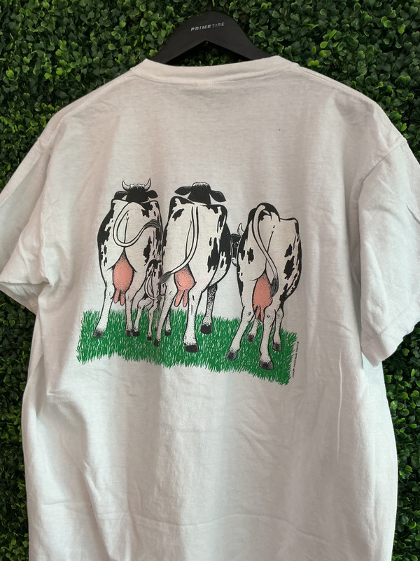 VINTAGE COW COTTON WEAR TEE