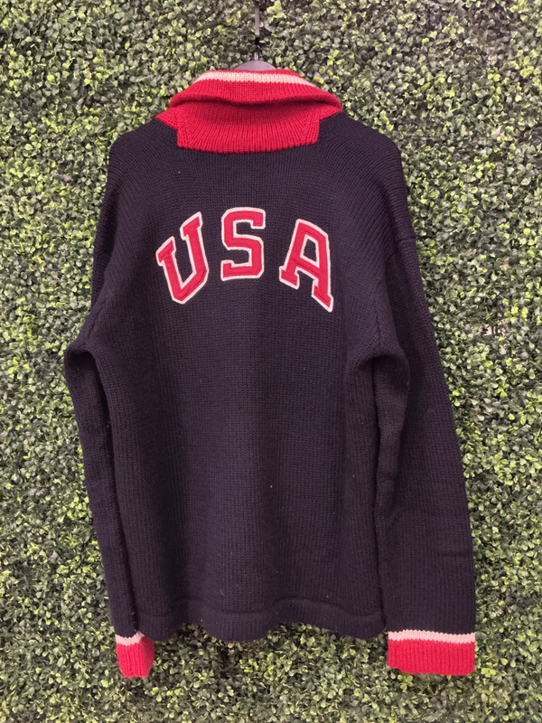 POLO USA VANCOUVER 2010 OLYMPICS SHAWL CARDIGAN
