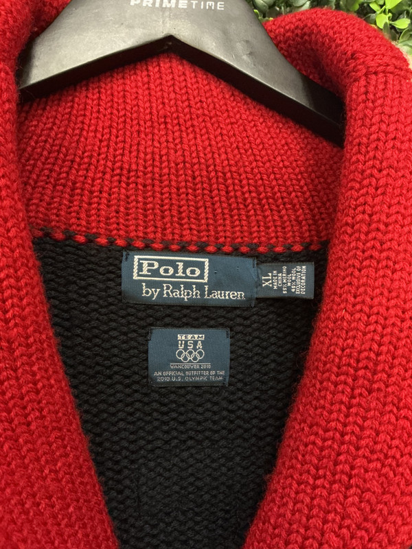 POLO USA VANCOUVER 2010 OLYMPICS SHAWL CARDIGAN