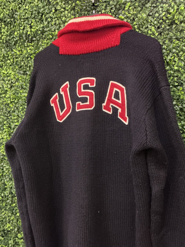 POLO USA VANCOUVER 2010 OLYMPICS SHAWL CARDIGAN