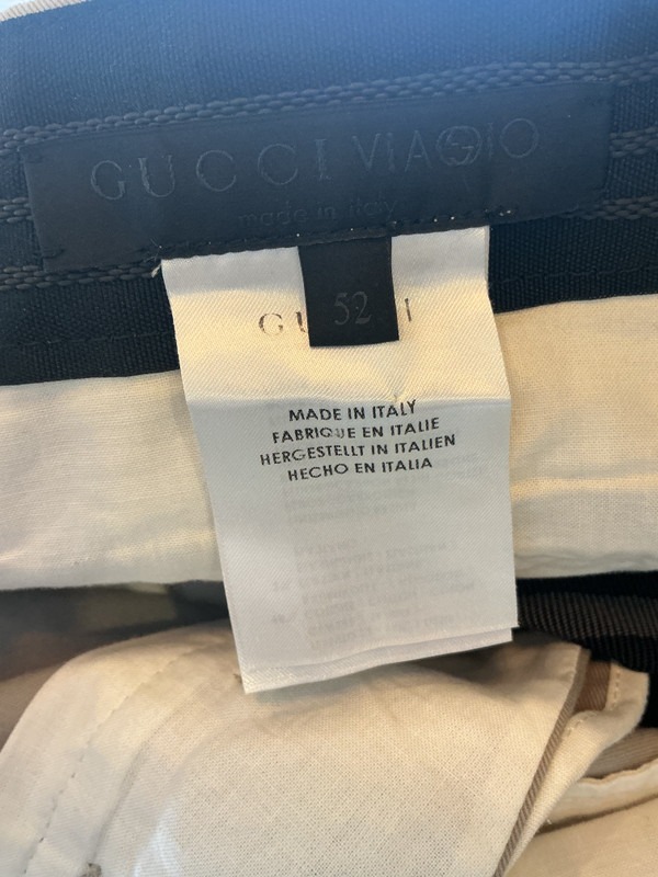 GUCCI CARGO PANTS (SZ 38)