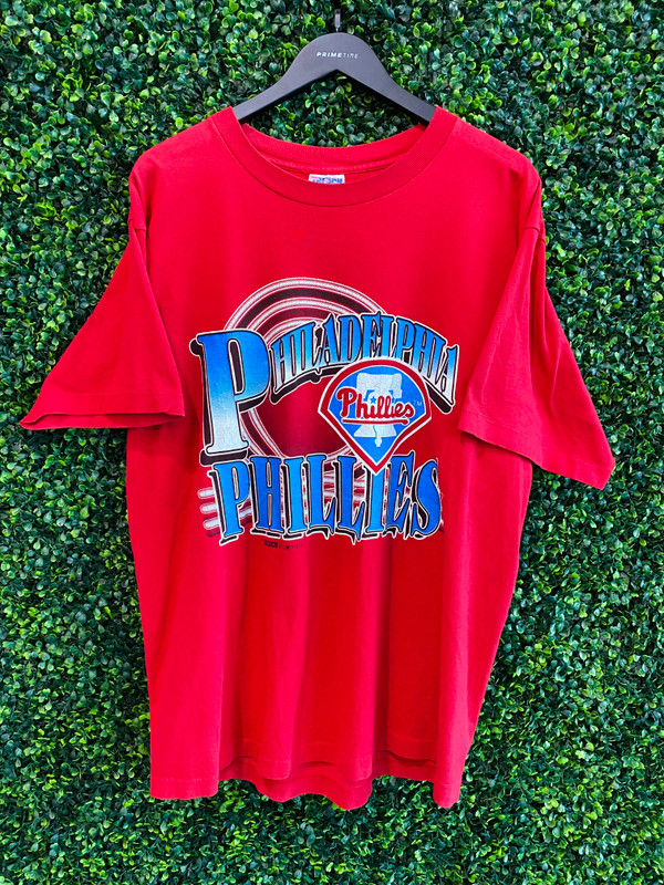 VINTAGE PHILADELPHIA PHILLIES TRENCH ULTRA TAG TEE