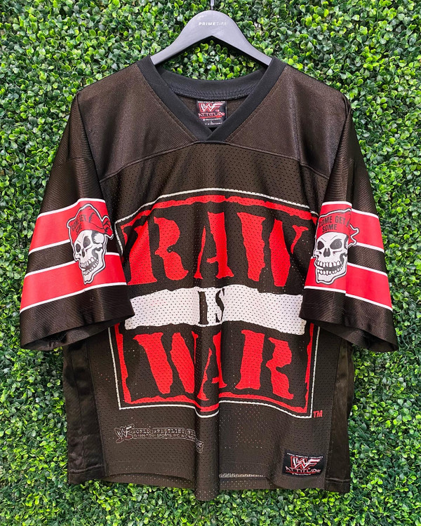 VINTAGE RAW IS WAR WWF JERSEY