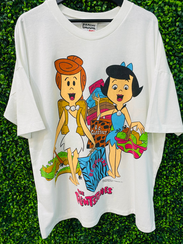 VINTAGE FLINSTONES WIVES DOUBLE SIDED TEE
