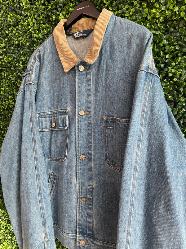 VINTAGE POLO RALPH LAUREN DENIM USA JACKET