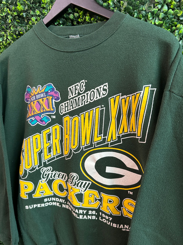 VINTAGE GREEN BAY PACKERS SUPER BOWL XXXII CREWNECK