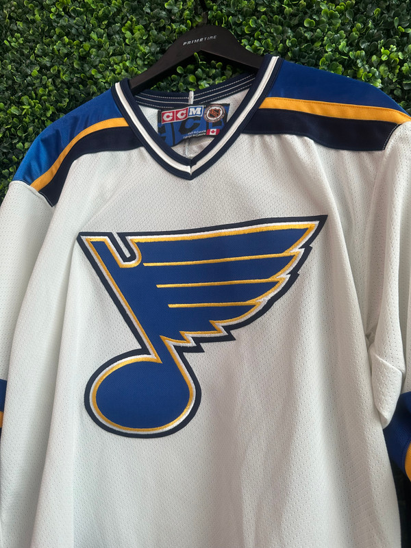 DEADSTOCK VINTAGE ST LOUIS BLUES CCM JERSEY