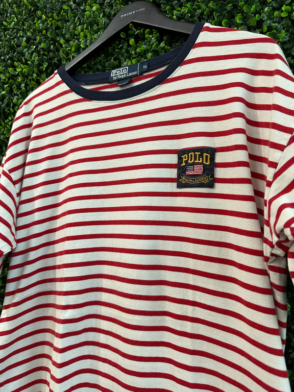 VINTAGE POLO RALPH LAUREN CANDY CANE TEE