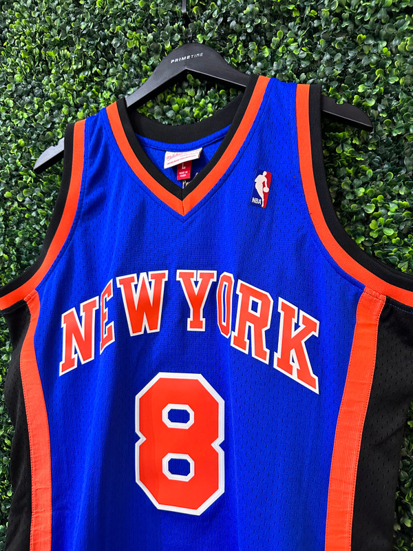 BRAND NEW LATRELL SPREWELL NEW YORK KNICKS MITCHELL & NESS SWINGMAN JERSEY