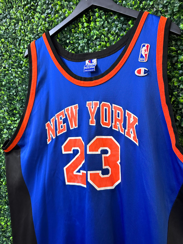 MARCUS CAMBY NY KNICKS CHAMPION JERSEY