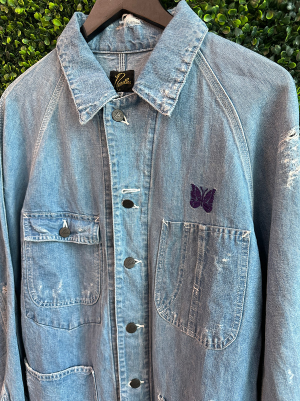 BRAND NEW NEEDLES DENIM BUTTTON-UP (SZ M)