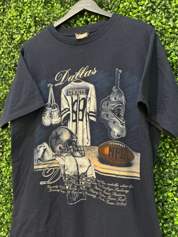 VINTAGE DALLAS COWBOYS NUTMEG EMBROIDERED TEE