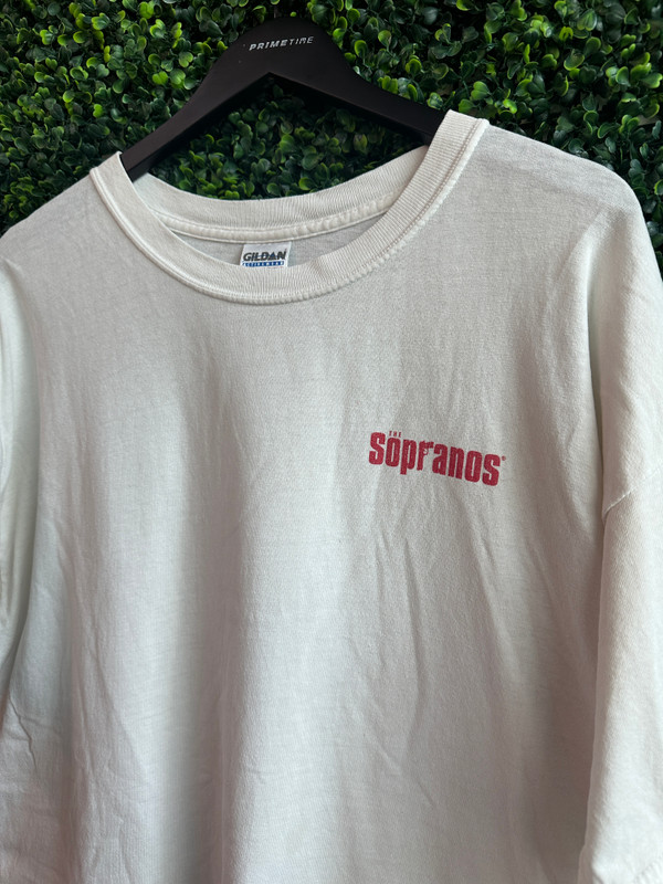 RARE VINTAGE SOPRANOS HBO WHITE TEE