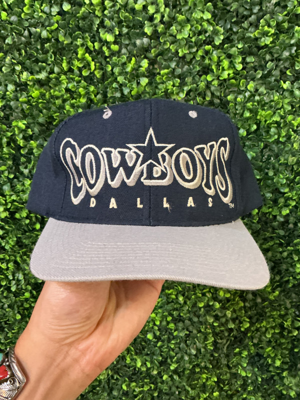VINTAGE DALLAS COWBOYS TWO TONE NAVY/GREY SNAPBACK