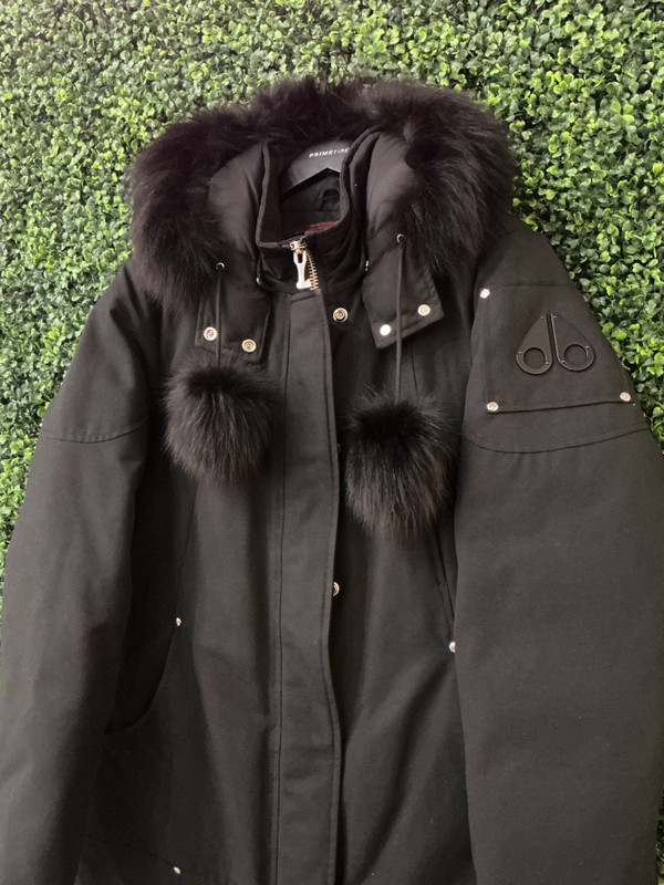 MOOSE KNUCKLES WMNS BLACK ORIGINAL STIRLING PARKA NEOSHEAR (SZ WMNS 2XL)