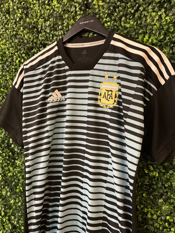 ARGENTINA ADIDAS 2018-19 PRE-MATCH TRAINING JERSEY
