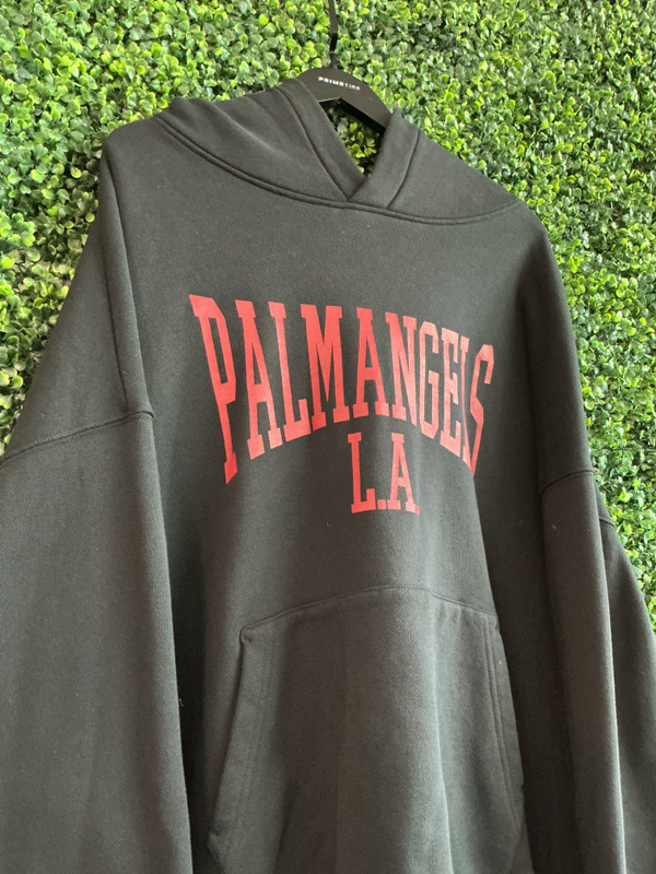 PALM ANGELS COLLEGE LOGO HOODIE (SZ XXL)