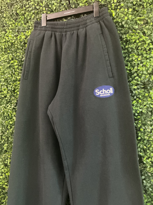 BALENCIAGA SCHOLL WIDE LEGGED SWEATPANTS