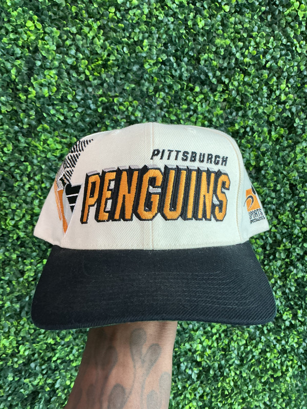 VINTAGE PITTSBURGH PENGUINS SPORTS SPECIALTIES SHADOW SNAPBACK