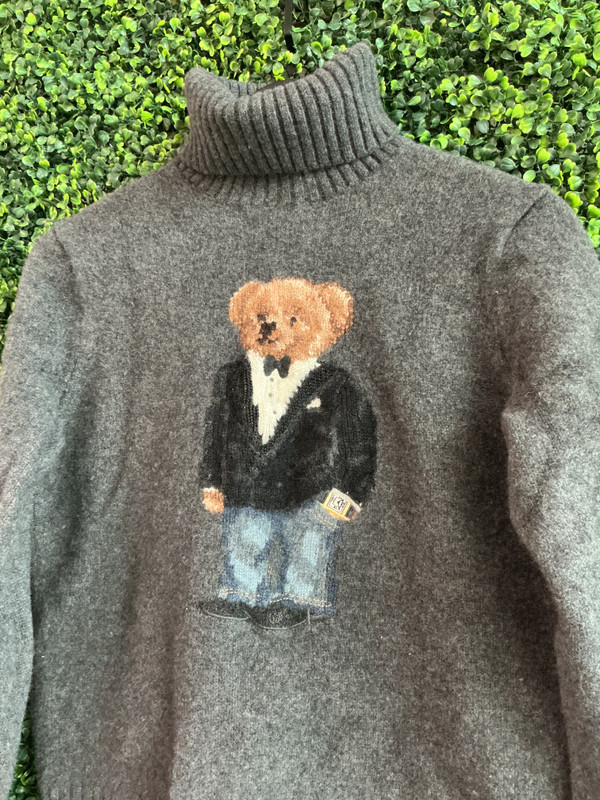 POLO RALPH LAUREN TUXEDO BEAR TURTLE NECK