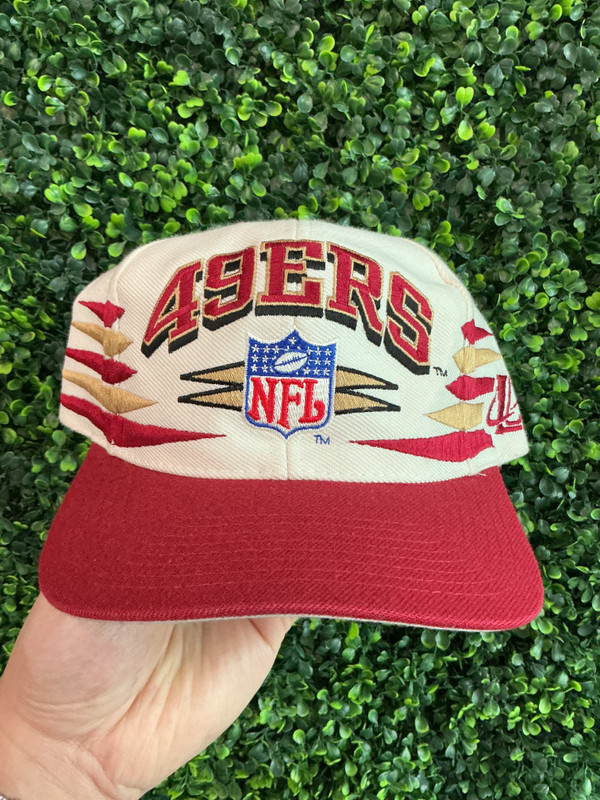 VINTAGE SAN FRANCISCO 49ERS DIAMOND CUT LOGO ATHLETIC SNAPBACK