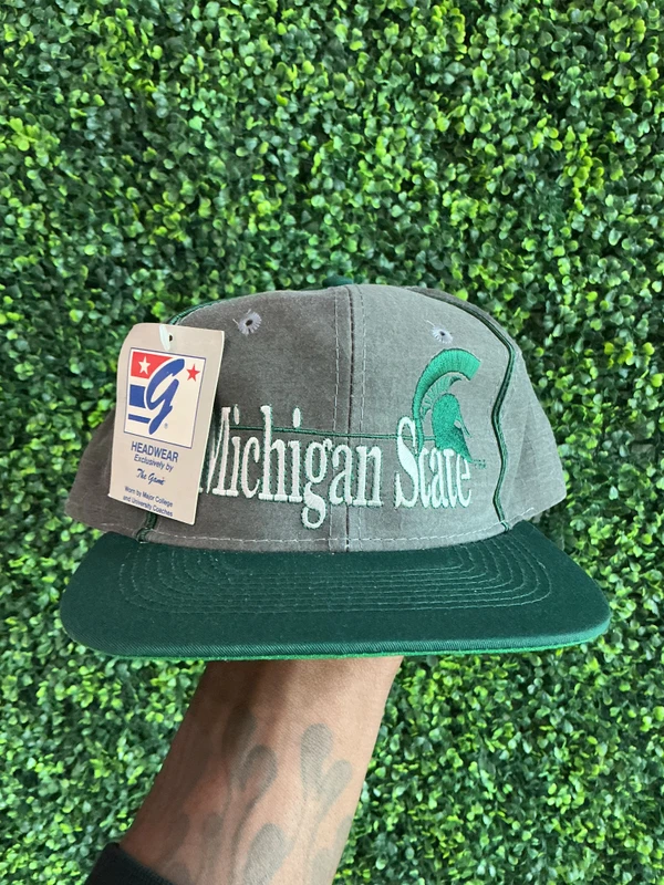DEADSTOCK VINTAGE MICHIGAN STATE THE GAME SNAPBACK