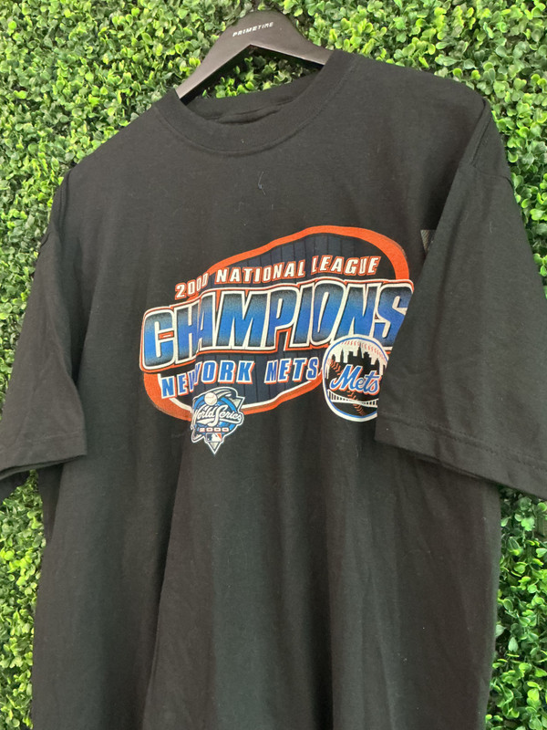 VINTAGE NEW YORK METS 2000 NL CHAMPS TEE