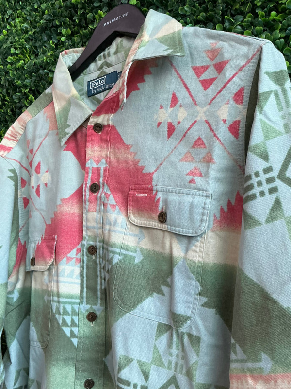 POLO RALPH LAUREN AZTEC L/S SHIRT