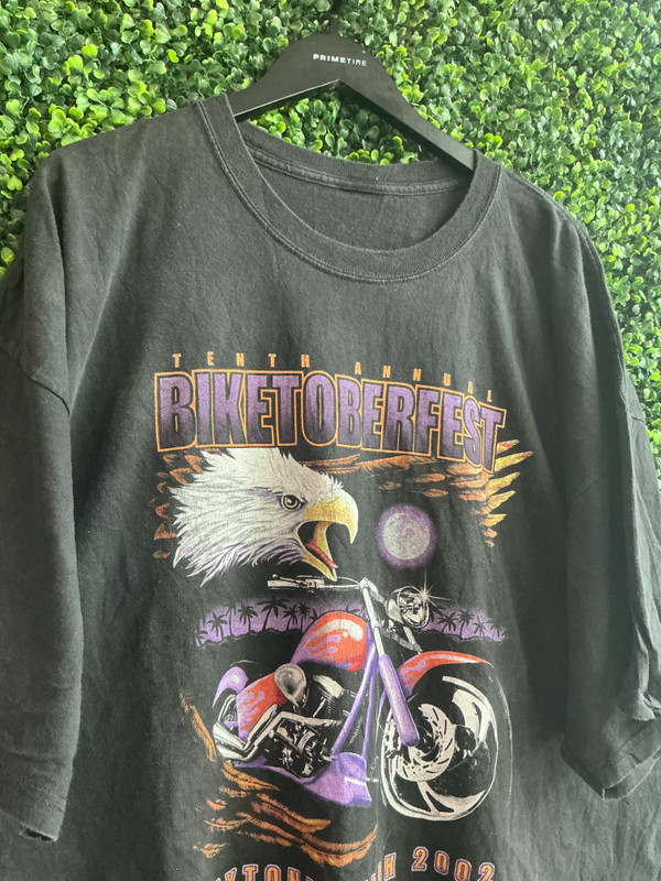 VINTAGE DAYTONA BEACH 2002 BIKETOBERFEST TEE