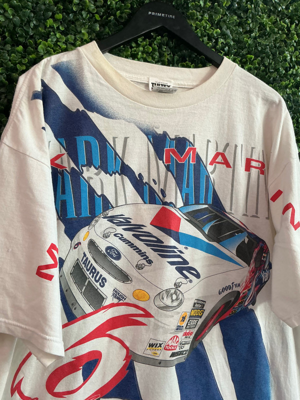 VINTAGE MARK MARTIN AOP RACING TEE