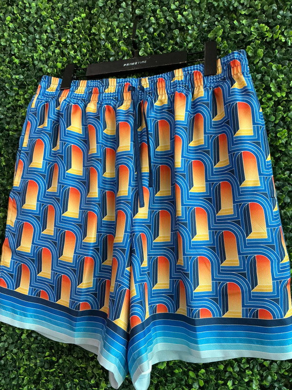 CASA BLANCA L'ARCHE DE NUIT SILK SHORTS (SZ XL)