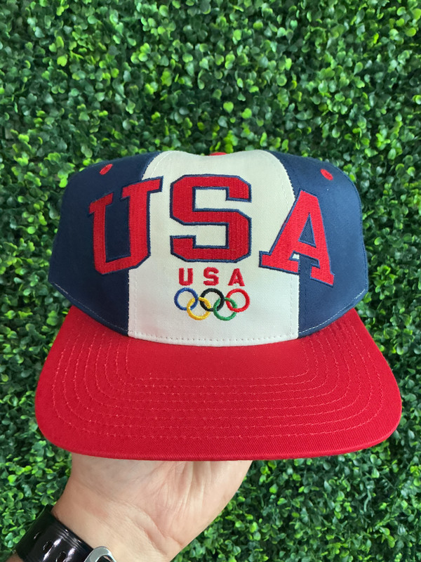 VINTAGE DEADSTOCK US OLYMPIC TEAM SNAPBACK