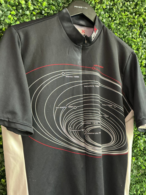 VINTAGE POLO RLX SPORT OLYMPIC CYCLING JERSEY