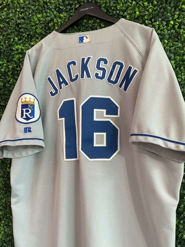VINTAGE BO JACKSON KANSAS CITY ROYALS RUSSELL ATHLETIC AUTHENTIC JERSEY