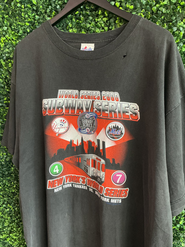 VINTAGE 2000 NY WORLD SERIES SUBWAY SERIES TEE
