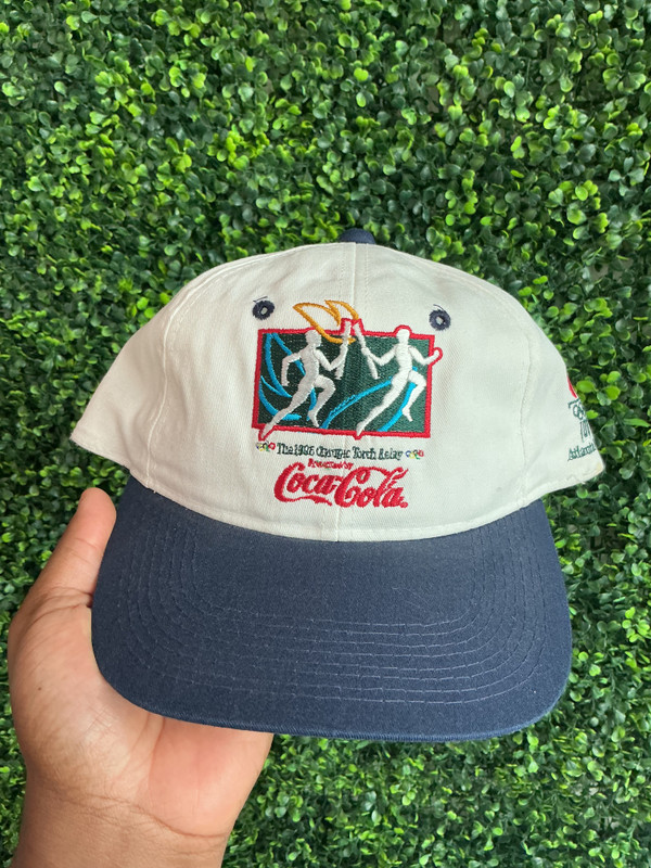 VINTAGE COCA COLA 1995 RELAY SNAPBACK