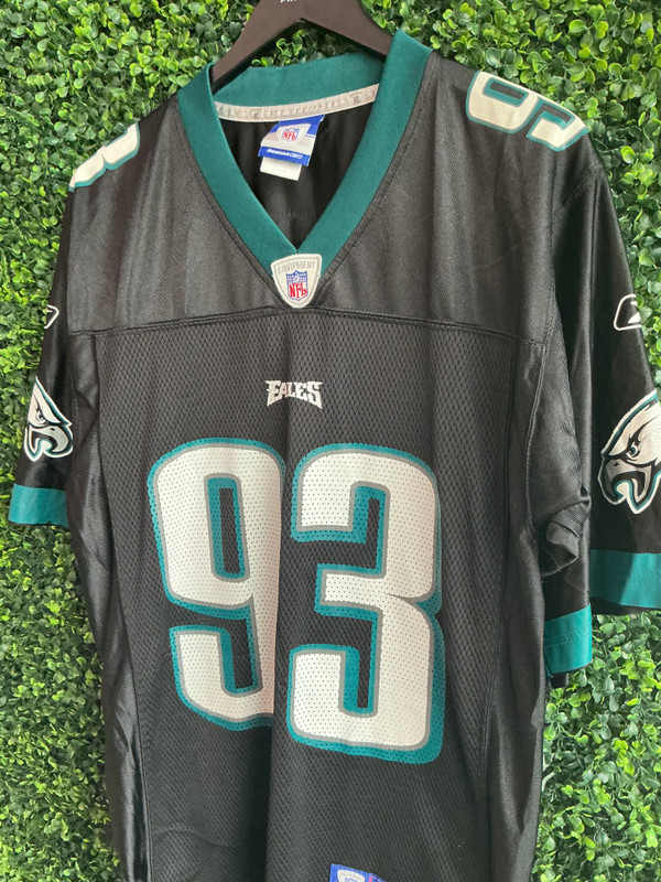 VINTAGE JEVON KEARSE PHILADELPHIA EAGLES REEBOK ALTERNATE JERSEY