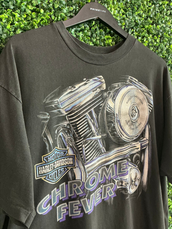VINTAGE HARLEY DAVIDSON CHROME FEVER TEE