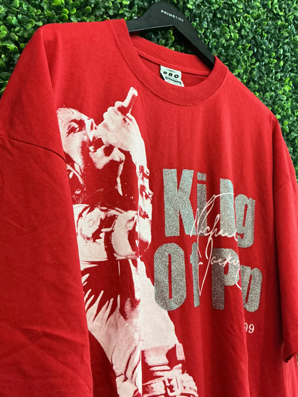 MICHAEL JACKSON KING OF POP MEMORIAL TEE