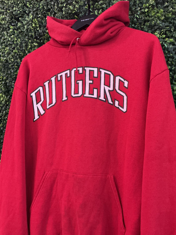 VINTAGE RUTGERS JERZEES TAG HOODIE