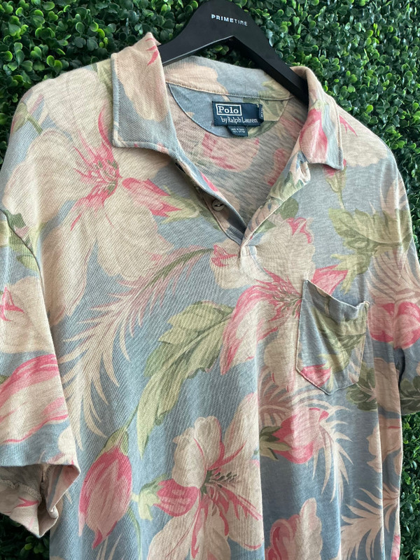 POLO RALPH LAUREN FLORAL SHORT SLEEVE POLO