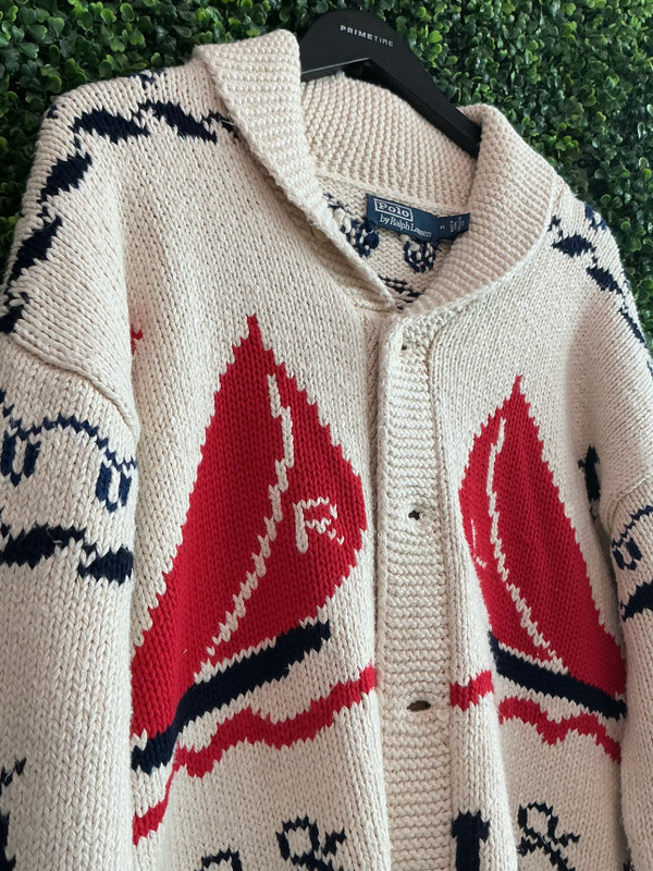 BRAND NEW POLO RALPH LAUREN NAUTICAL CARDIGAN