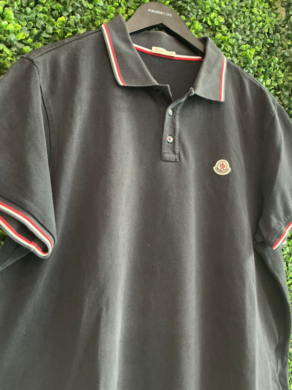 MONCLER BLUE POLO